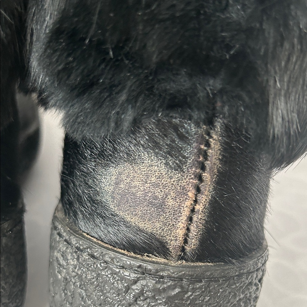 Pajar Made in Italy Cozy Black Faux Fur Winter Boots Shoes **Size 38/US 7** 🌺🌺 - Picture 9 of 12